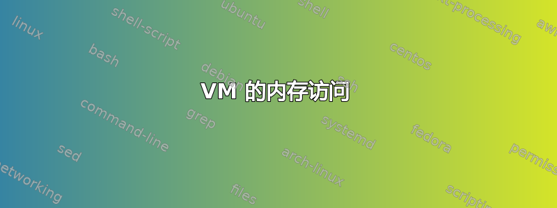 VM 的内存访问