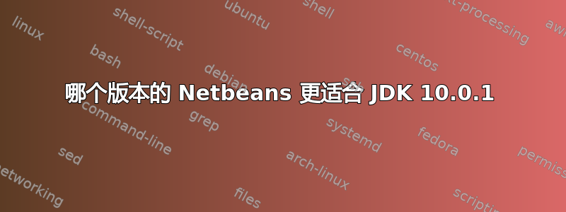 哪个版本的 Netbeans 更适合 JDK 10.0.1