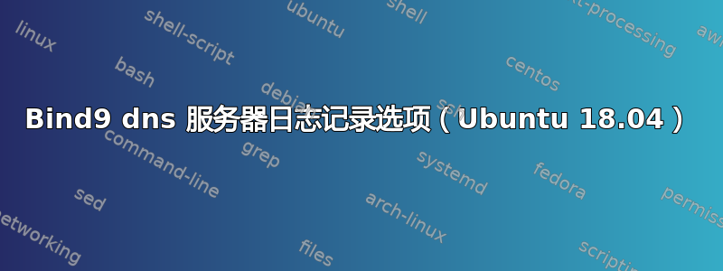 Bind9 dns 服务器日志记录选项（Ubuntu 18.04）