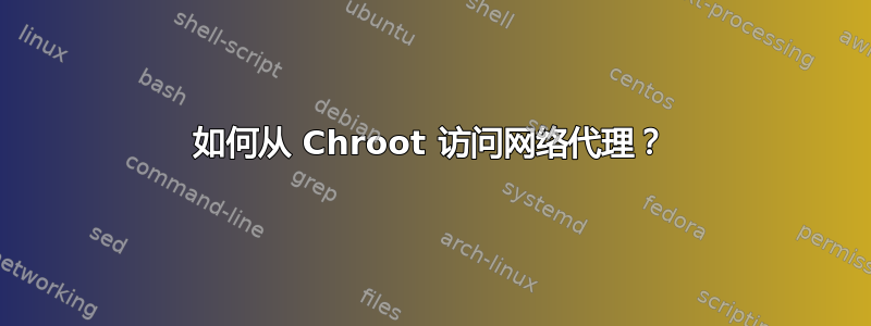 如何从 Chroot 访问网络代理？