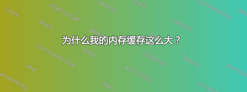 为什么我的内存缓存这么大？