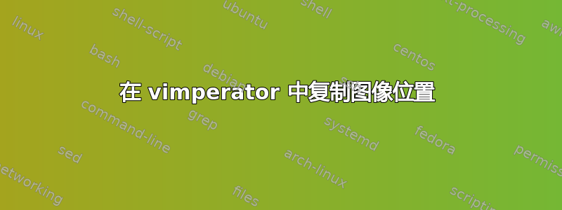 在 vimperator 中复制图像位置