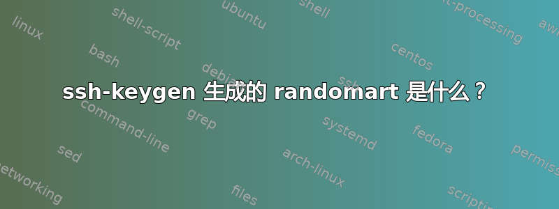 ssh-keygen 生成的 randomart 是什么？