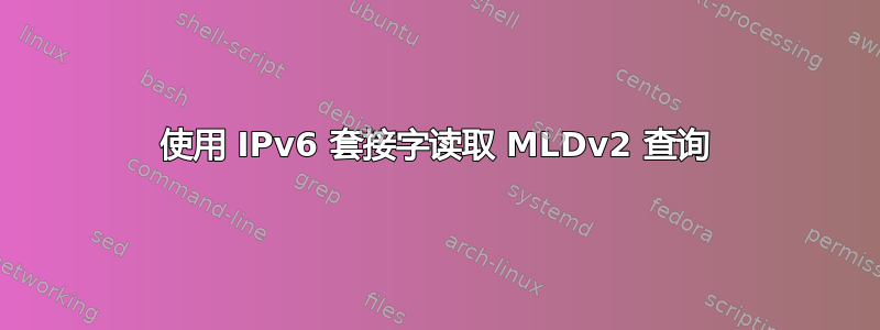 使用 IPv6 套接字读取 MLDv2 查询