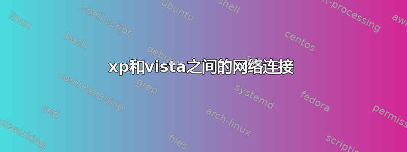 xp和vista之间的网络连接