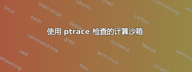 使用 ptrace 检查的计算沙箱