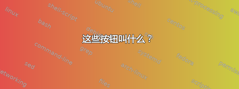 这些按钮叫什么？