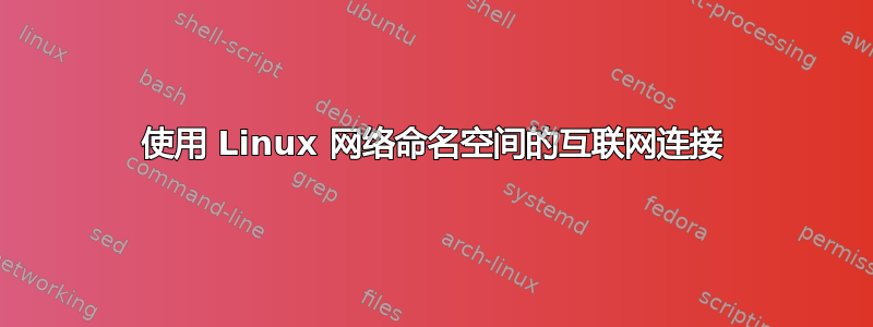 使用 Linux 网络命名空间的互联网连接