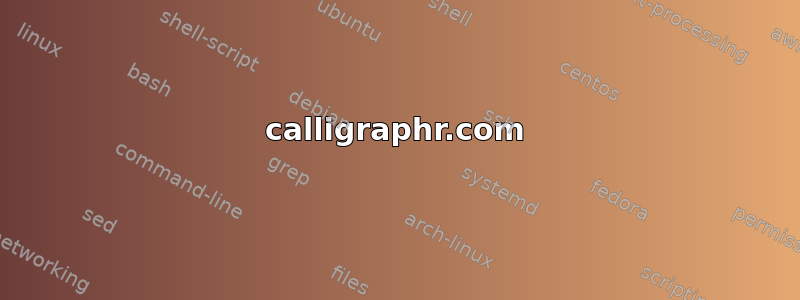 calligraphr.com