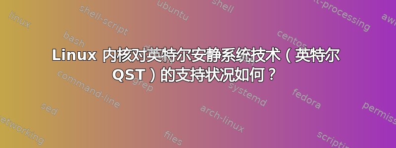 Linux 内核对英特尔安静系统技术（英特尔 QST）的支持状况如何？