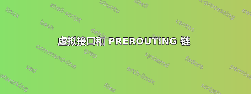 虚拟接口和 PREROUTING 链