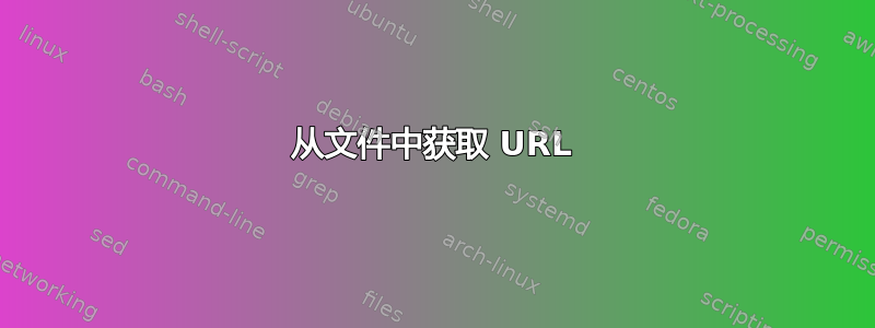 从文件中获取 URL