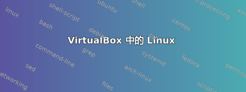 VirtualBox 中的 Linux