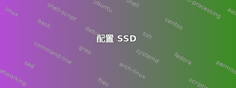 配置 SSD