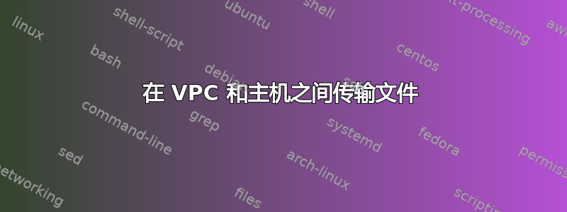 在 VPC 和主机之间传输文件