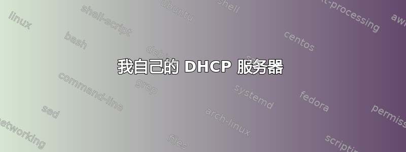 我自己的 DHCP 服务器