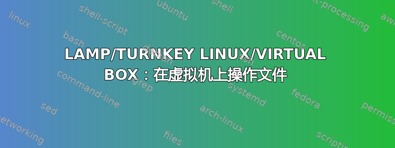 LAMP/TURNKEY LINUX/VIRTUAL BOX：在虚拟机上操作文件