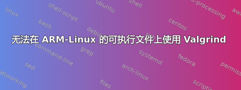 无法在 ARM-Linux 的可执行文件上使用 Valgrind