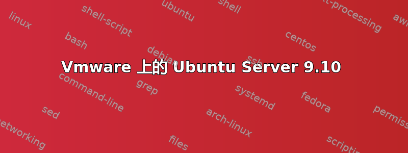 Vmware 上的 Ubuntu Server 9.10