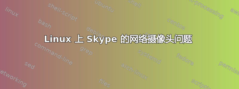 Linux 上 Skype 的网络摄像头问题