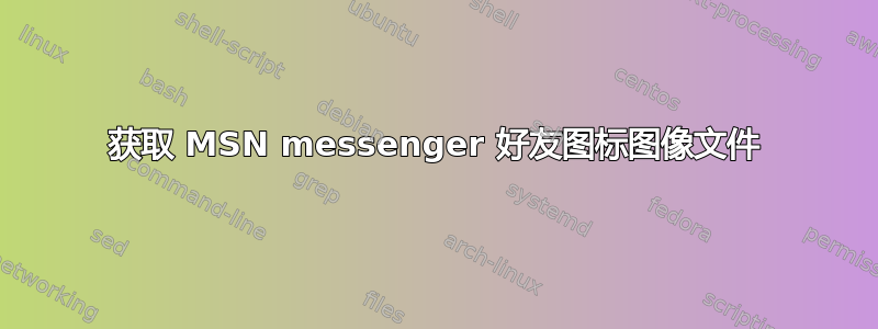 获取 MSN messenger 好友图标图像文件