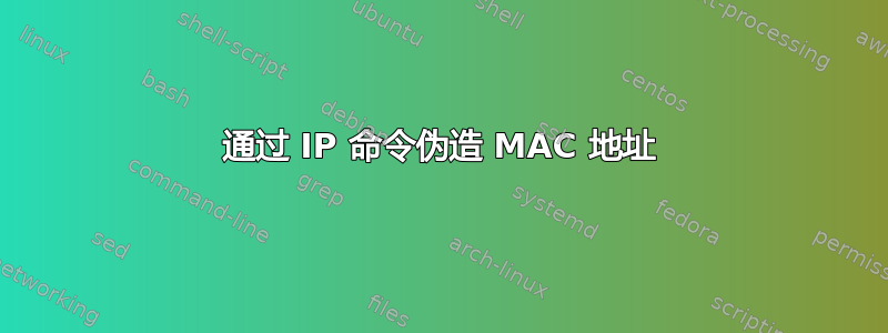 通过 IP 命令伪造 MAC 地址