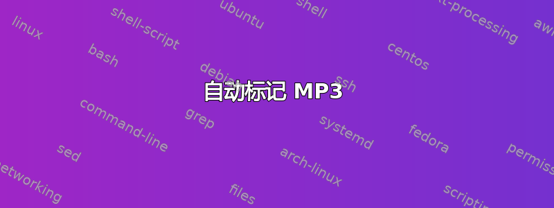 自动标记 MP3