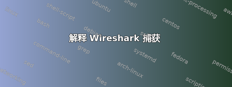 解释 Wireshark 捕获