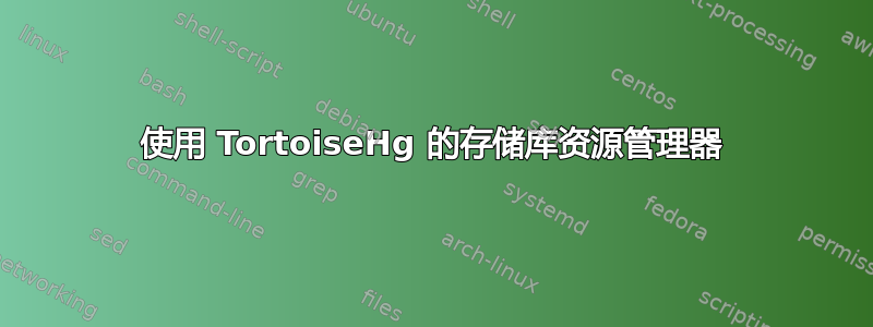 使用 TortoiseHg 的存储库资源管理器