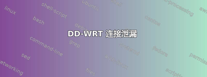 DD-WRT 连接泄漏