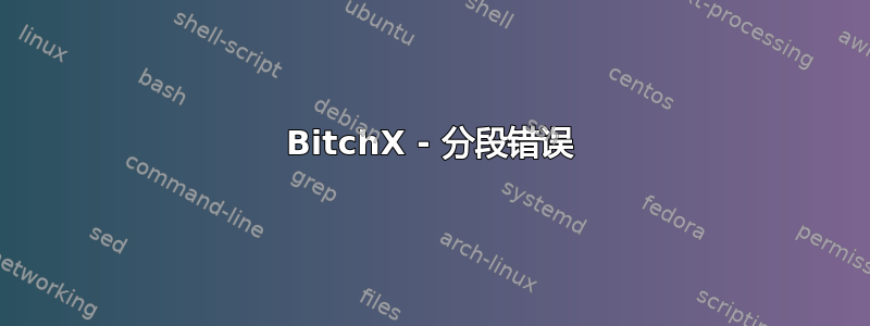 BitchX - 分段错误