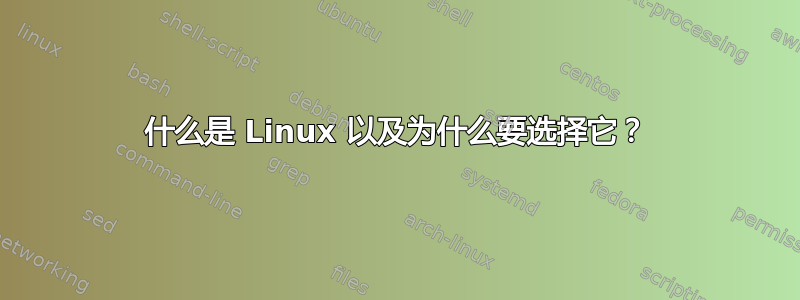 什么是 Linux 以及为什么要选择它？