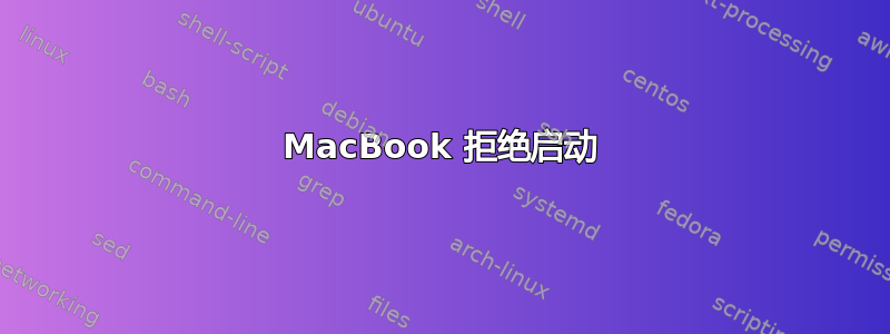 MacBook 拒绝启动