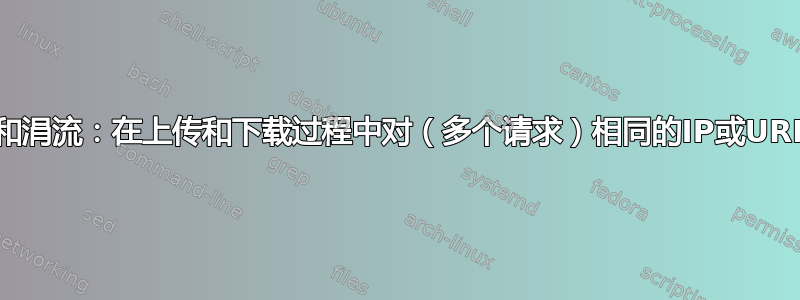 TC（流量控制）和涓流：在上传和下载过程中对（多个请求）相同的IP或URL应用不同的带宽