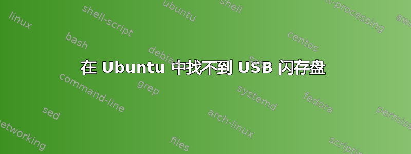 在 Ubuntu 中找不到 USB 闪存盘