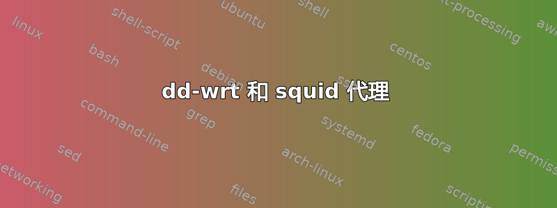 dd-wrt ​​和 squid 代理