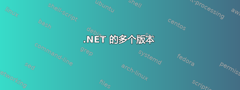 .NET 的多个版本