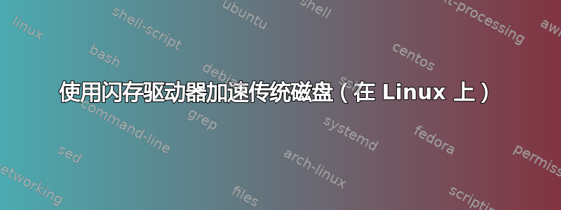 使用闪存驱动器加速传统磁盘（在 Linux 上）