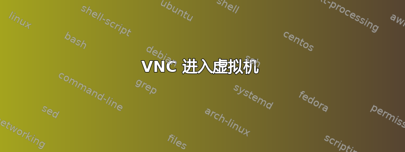 VNC 进入虚拟机