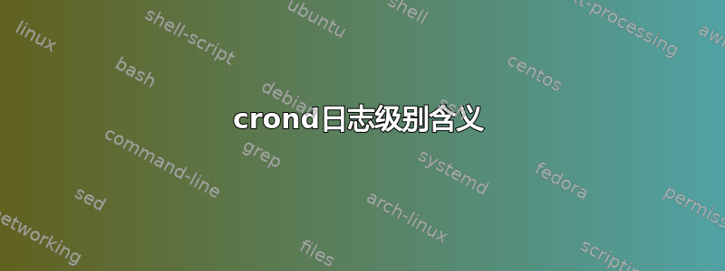 crond日志级别含义