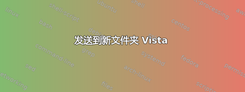 发送到新文件夹 Vista