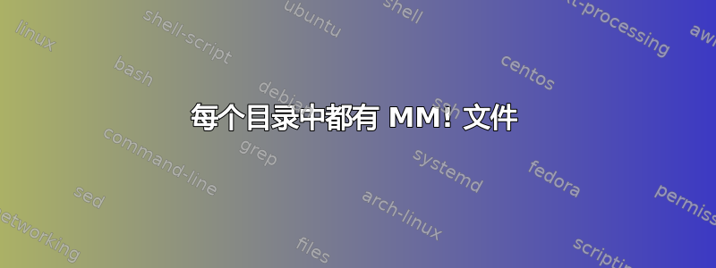 每个目录中都有 MM! 文件