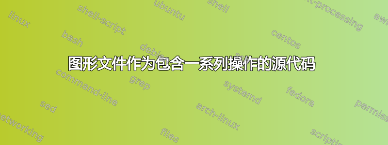 图形文件作为包含一系列操作的源代码