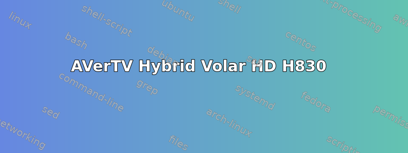 AVerTV Hybrid Volar HD H830 