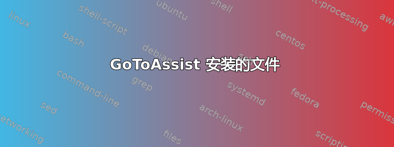 GoToAssist 安装的文件