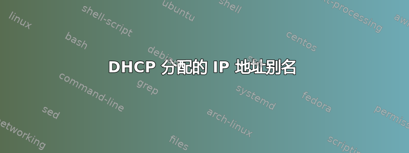 DHCP 分配的 IP 地址别名