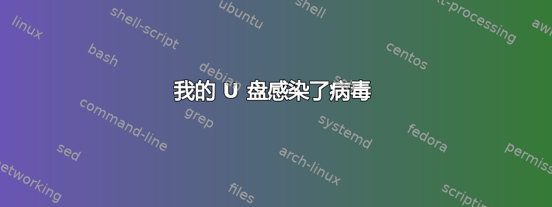 我的 U 盘感染了病毒