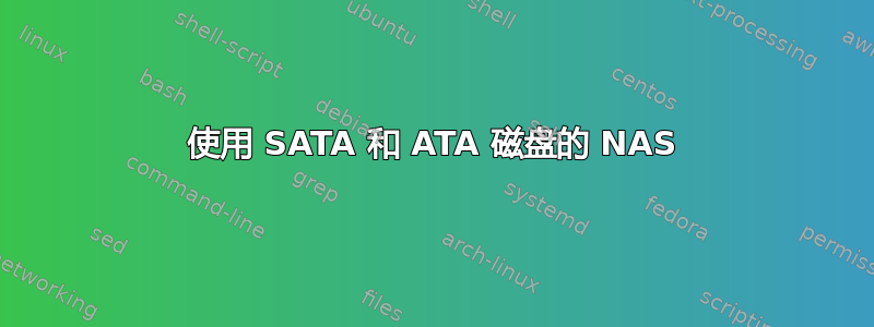 使用 SATA 和 ATA 磁盘的 NAS