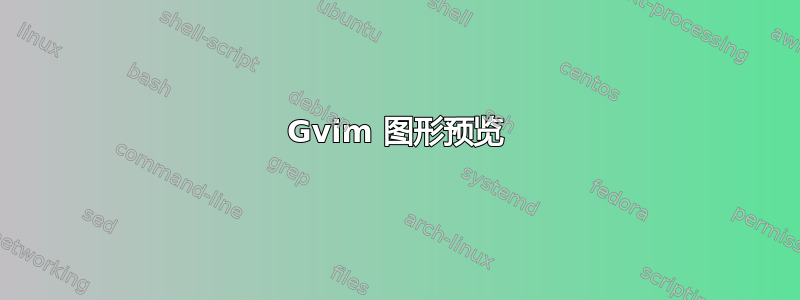 Gvim 图形预览