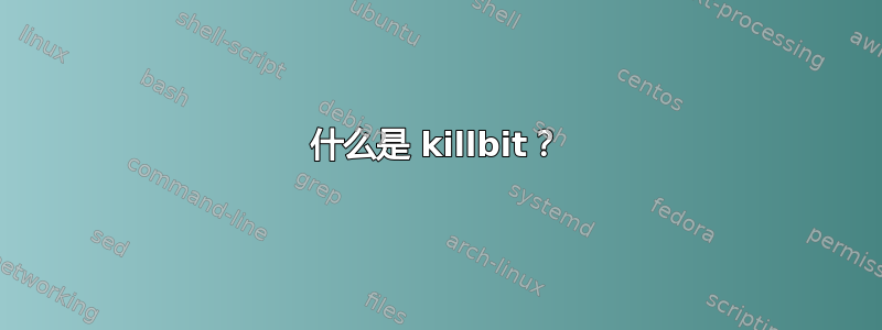 什么是 killbit？